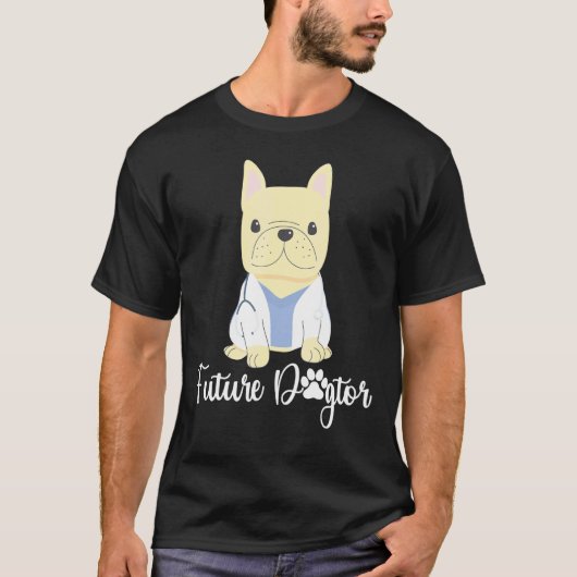 Vet Tech獣医未来ドクター獣医アニ Tシャツ (正面)