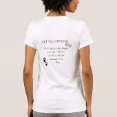 Vet Tech祈りの言葉 Tシャツ (裏面)