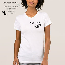 Vet Tech祈りの言葉 Tシャツ