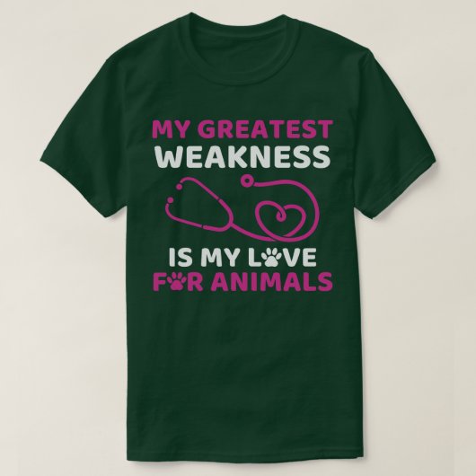 Vet Tech私の弱素晴らし力獣医アシスタント Tシャツ (デザイン正面)