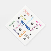 Vet Tech スタンダードランチョンナプキン (角)