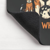 Vet Tech Animal Whisperer Cute Puppy Stethoscope マウスパッド (コーナー)