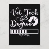 Vet Tech Degree Loading Future Betinalian ポストカード (正面)