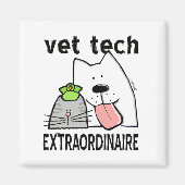 Vet Tech Extraordinire マグネット (正面)