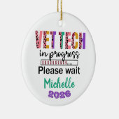 Vet Tech In Progress セラミックオーナメント (右)