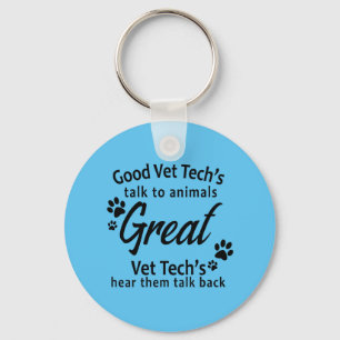 Vet Tech Keychainの贈り物 キーホルダー
