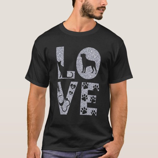 Vet Tech Love Animals獣医動揺して学 Tシャツ (正面)