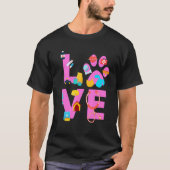 Vet Tech Love  Veterinary Technician 3 Tシャツ (正面)