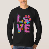 Vet Tech Love  Veterinary Technician 3 Tシャツ (正面)