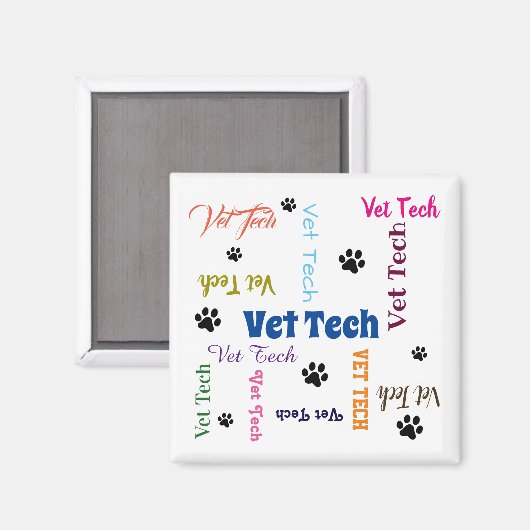 Vet Tech Magnet マグネット (正面/裏面)