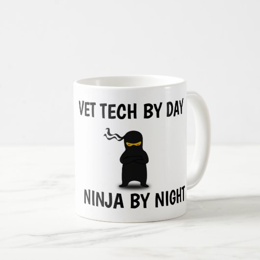 VET TECH NINJA COFFEE MUG コーヒーマグカップ (正面右)