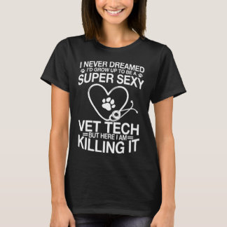 Vet Tech Saying Veterinarian Nurse Tシャツ
