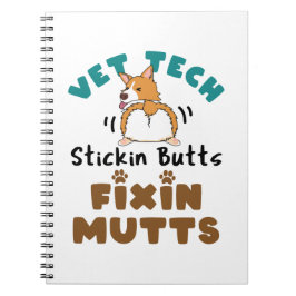 Vet Tech Stickinのお尻とFixinの変異 ノートブック