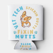Vet Tech Stickinのお尻とFixinの変異 缶クーラー (裏面)