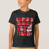 Vet Tech Valentines Day Veterinary Vet Student Vet Tシャツ (正面)