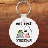 vet+tech vet+tech+gifts vet+tech+tech+ギア獣医+t キーホルダー (正面)