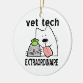 vet+tech vet+tech+gifts vet+tech+tech+ギア獣医+t セラミックオーナメント (左)
