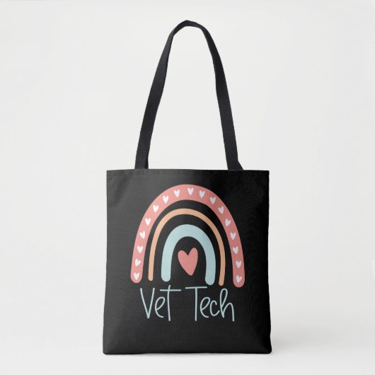Vet Tech Veterinary Technician Gift卒業 トートバッグ (正面)