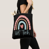 Vet Tech Veterinary Technician Gift卒業 トートバッグ (クローズアップ)