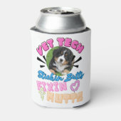 vet tech,veterinary technician, medicine,nurse,dog 缶クーラー (缶裏面)