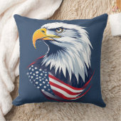 Veteran Eagle Gift – American Flag Design クッション (ブランケット)