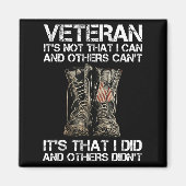 Veteran It's Not That I Can And Other Can't It's T マグネット (正面)