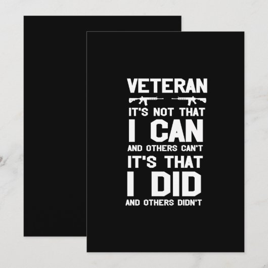 veteran it's not that i can and others can't it's シーズンカード (正面/裏面)