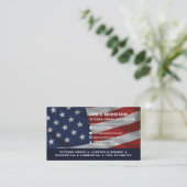 Veteran Owned Contractor Professional 名刺 (スタンド正面)