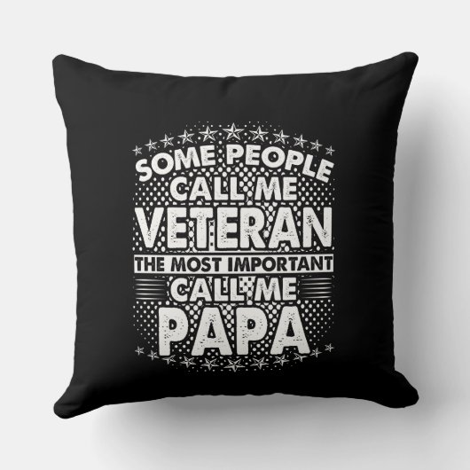 Veteran Papa クッション (裏面)