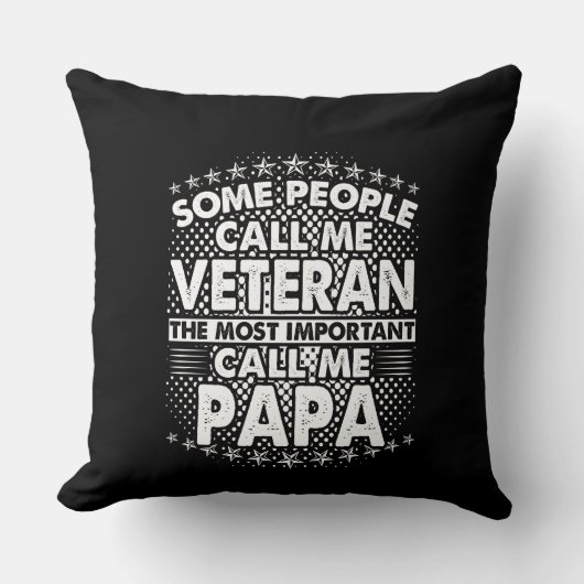 Veteran Papa クッション (正面)