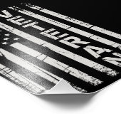 Veteran Patriotic U.S Army American Flag America フォトプリント (角)