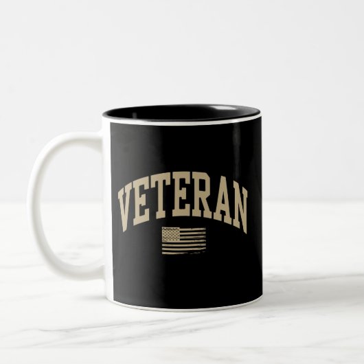 Veteran Veterans Day USA United States American  ツートーンマグカップ (左)