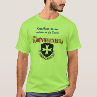 Veterano de Corea - BorinqueneersのTシャツ Tシャツ