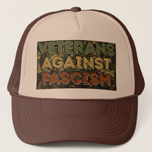 Veterans Against Fascism キャップ (正面)