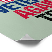 Veterans Against Trump ポスター (角)