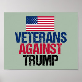 Veterans Against Trump ポスター