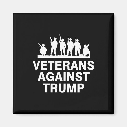 Veterans Against Trump マグネット (正面)
