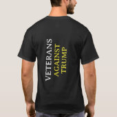 VETERANS AGAINST TRUMP Tシャツ (裏面)