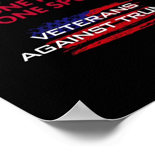 Veterans Anti-trump Draft Dodger Bone Spurs For Ve ポスター (角)