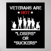 Veterans Are Not Losers Or Suckers ポスター (正面)