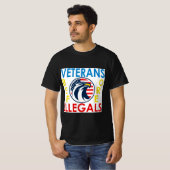 Veterans Before Illegals Tシャツ (正面フル)