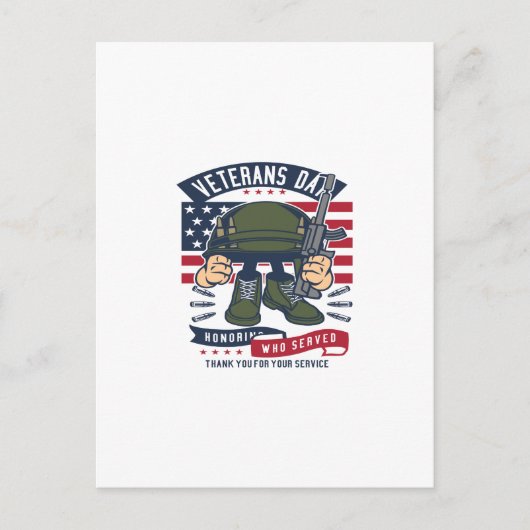 Veterans Day ポストカード (正面)