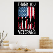 Veterans Day 2025: A Nation’s Gratitude ポスター (キッチン)