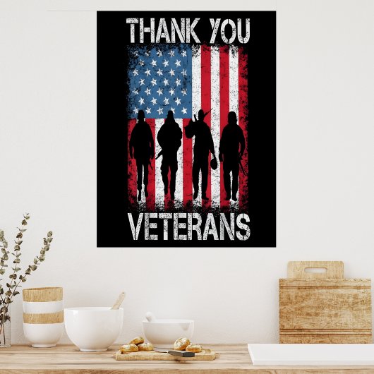 Veterans Day 2025: A Nation’s Gratitude ポスター (キッチン)