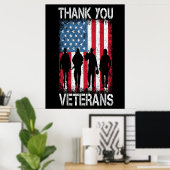 Veterans Day 2025: A Nation’s Gratitude ポスター (ホームオフィス)
