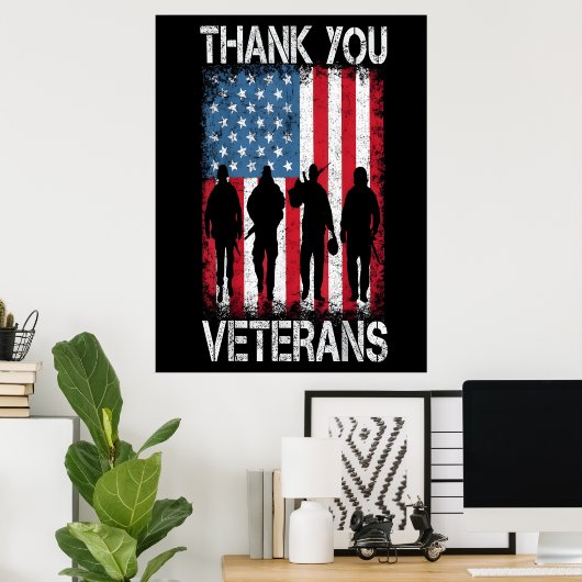 Veterans Day 2025: A Nation’s Gratitude ポスター (ホームオフィス)