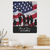 Veterans Day 2025: Never Forget ポスター (キッチン)
