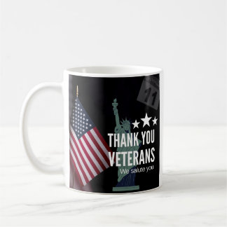 veterans day appreciation - thank you veterans  コーヒーマグカップ