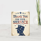 Veterans Day Card サンキューカード (正面)