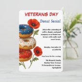Veterans Day | Donut Social Celebration 招待状 (スタンド正面)